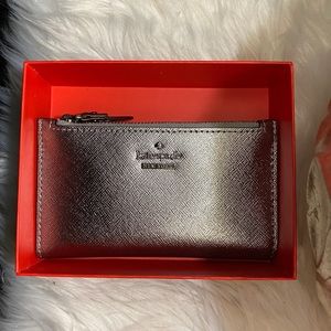 Kate Spade silver wallet